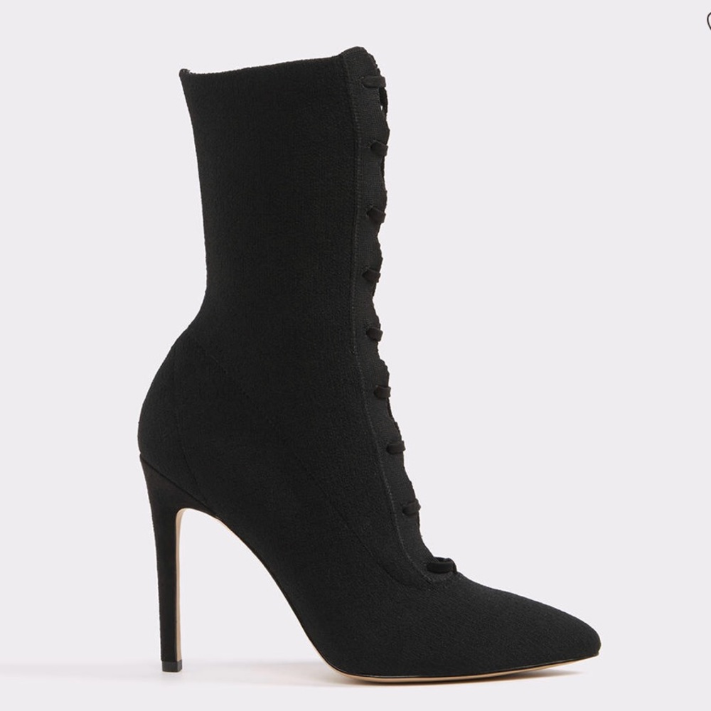ALDO High Rise Lace Up Boots Size 8